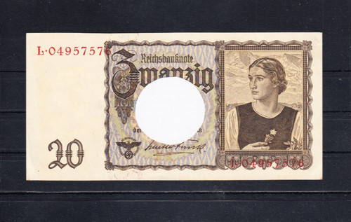 Reichsmark 16 6 1939 - 20, v.