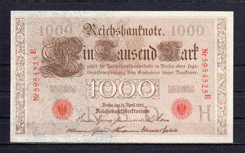 1000 mark 1910 - 1000, (ro