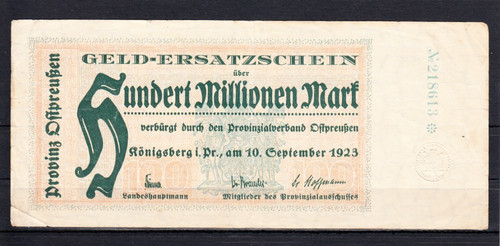Königsberg 100 mio - königsberg/, mio.