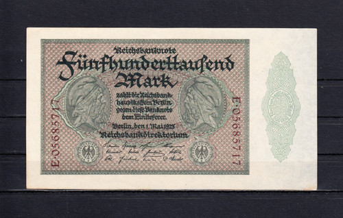 500 000 mark 1923 - 500,