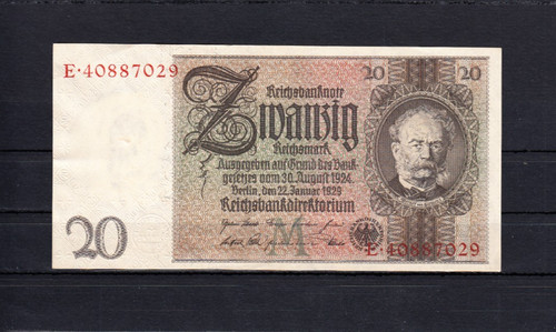 Reichsmark 22 1 - v., 22.1.1929