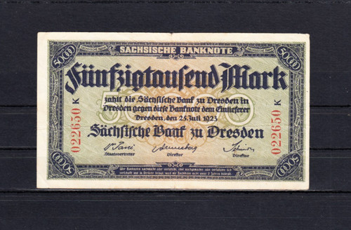 Dresden sächsische bank 50 - bank,,