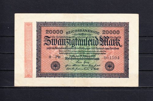 000 mark 1923 ro - 000, (ro