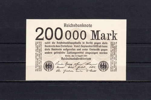 200 000 mark 1923 - 200, (ro
