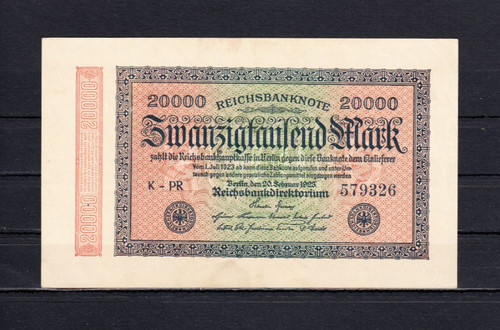 000 mark 2 1923 ro - 000, 20.2.1923