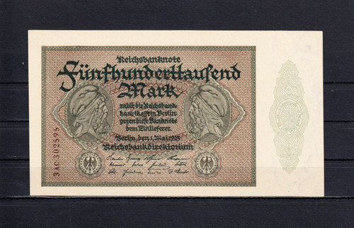 500 000 mark 1923 ro - 1.5.1923/, (ro