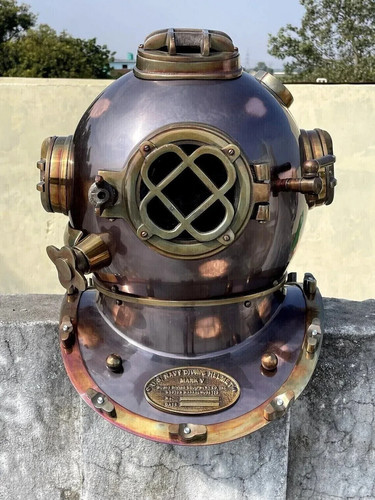 Vintage taucherhelm antik - vintage,