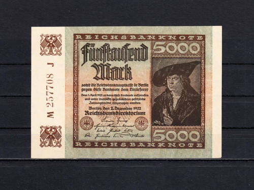 5000 mark 1922 - v., (ro