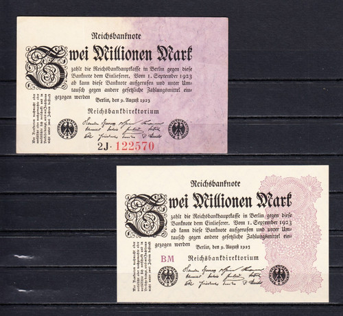 Mio mark 8 1923 ro - mark, 9.8.1923