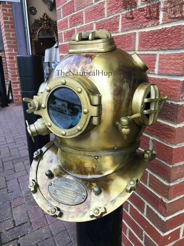 Antiker schwerer taucherhelm - antiker,