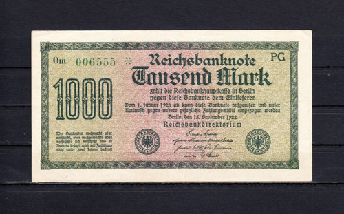 1000 mark 1922 ro - 1000,