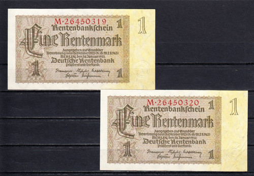 Rentenmark 30 1 1937 - 1, v.