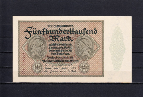 500 000 mark 1923 ro - mark, v.
