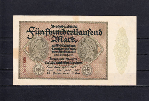 500 000 mark 1923 - 500, 1.5.1923