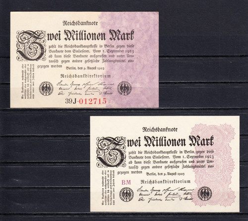 Mio mark 8 1923 ro - mio., 9.8.1923