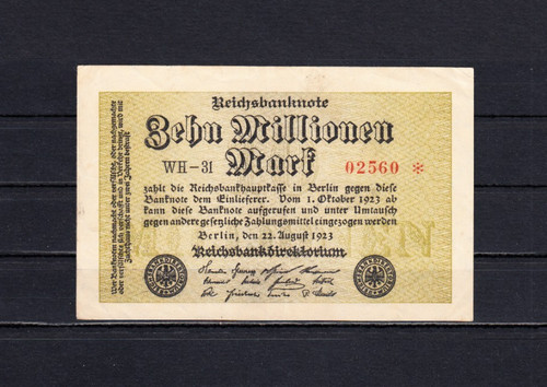 Mio mark 8 1923 - mio., 22.8.1923,