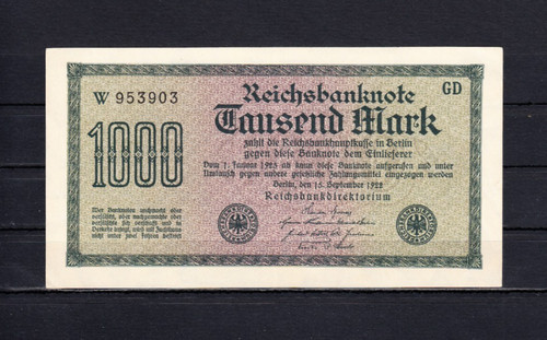 1000 mark 1922 - 1000, v.