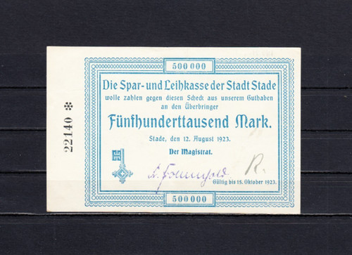 Stade spar und leihkasse der - und,