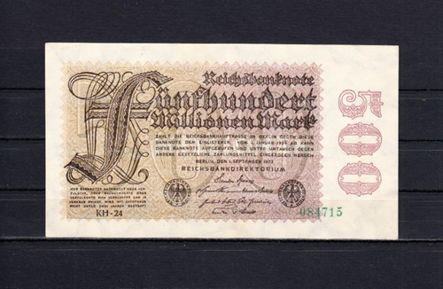 500 mio mark - v., (ro