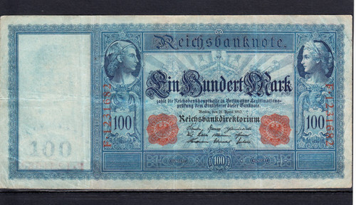 100 mark 1910 ro - mark, v.