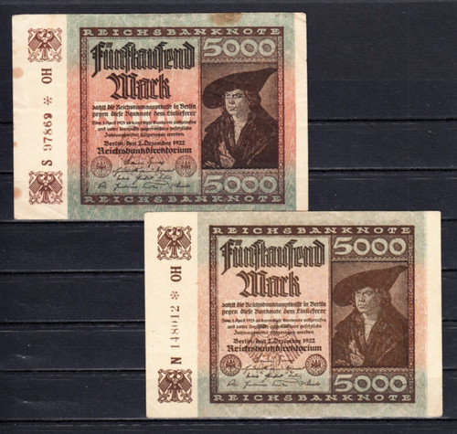 5000 mark 1922 ro - 5000, (ro