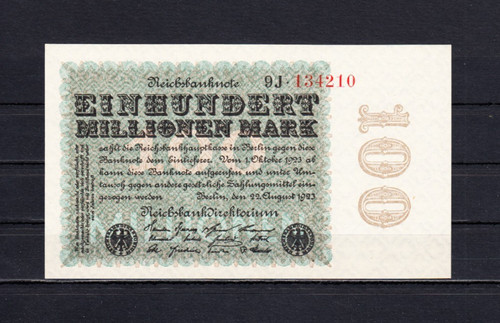 100 mio mark - v., 22.8.1923