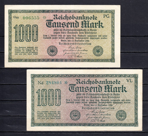 1000 mark 1922 - 1000, v.